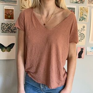 Orange/brown project social t shirt